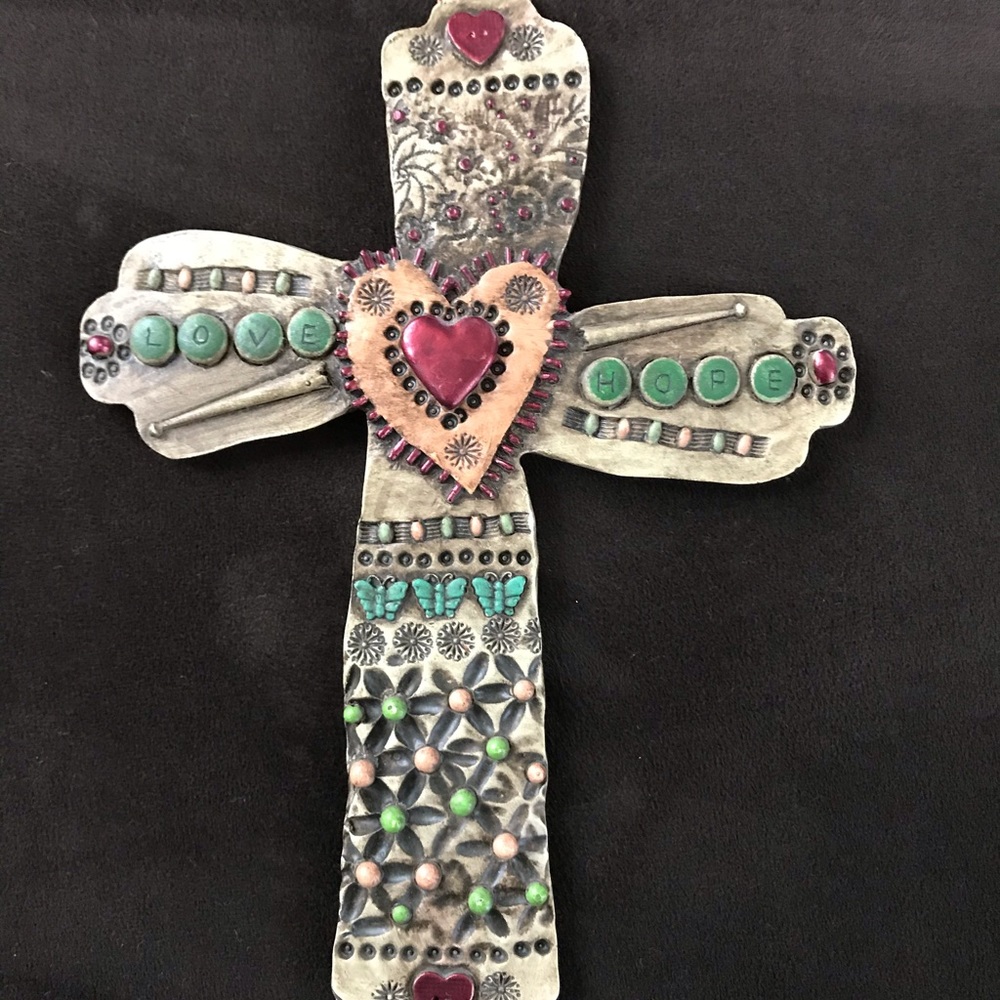 Wall hanging cross
